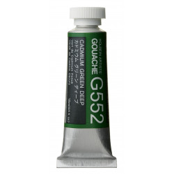 Gwasz Artists’ Gouache - Holbein - Cadmium Green Deep, 15 ml