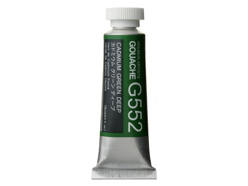 Gwasz Artists’ Gouache - Holbein - Dark Green, 15 ml
