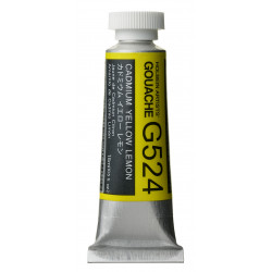 Gwasz Artists’ Gouache - Holbein - Cadmium Yellow Lemon, 15 ml