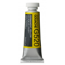 Gwasz Artists’ Gouache - Holbein - Permanent Yellow, 15 ml