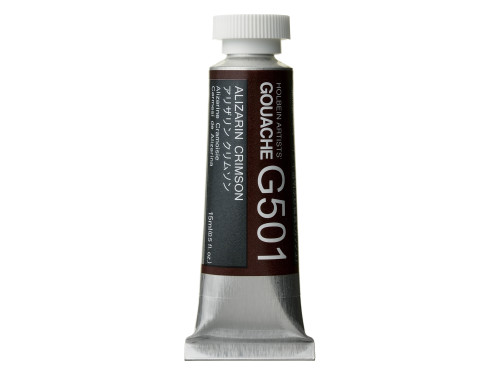 Gwasz Artists’ Gouache - Holbein - Alizarin Crimson, 15 ml