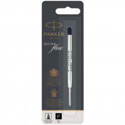 Quink flow ballpoint pen refill - Parker - black, F