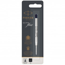 Quink flow ballpoint pen refill - Parker - black, M