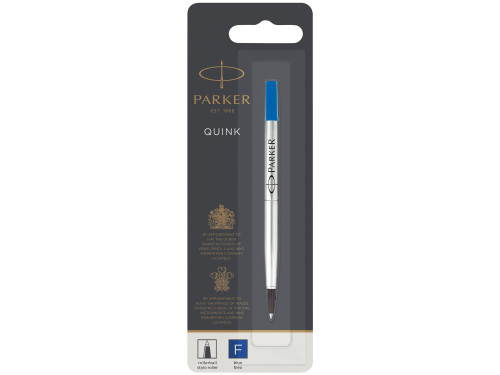 Quink rollerball pen refill - Parker - blue, F