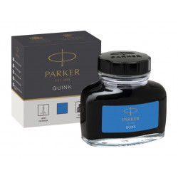 Quink washable fountain pan ink - Parker - light blue, 57 ml