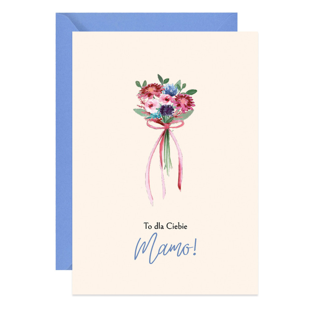 Greeting card A6 - Paperwords - To dla Ciebie mamo