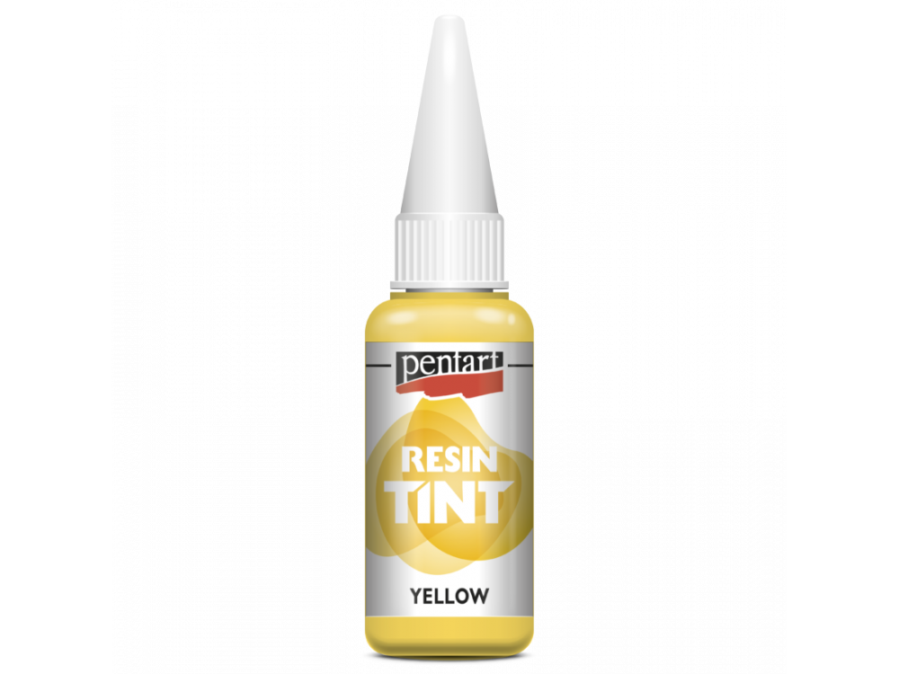 Barwnik do żywic epoksydowych, matowy - Pentart - żółty, 20 ml
