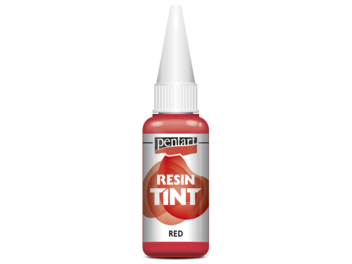 Barwnik do żywic epoksydowych, matowy - Pentart - czerwony, 20 ml