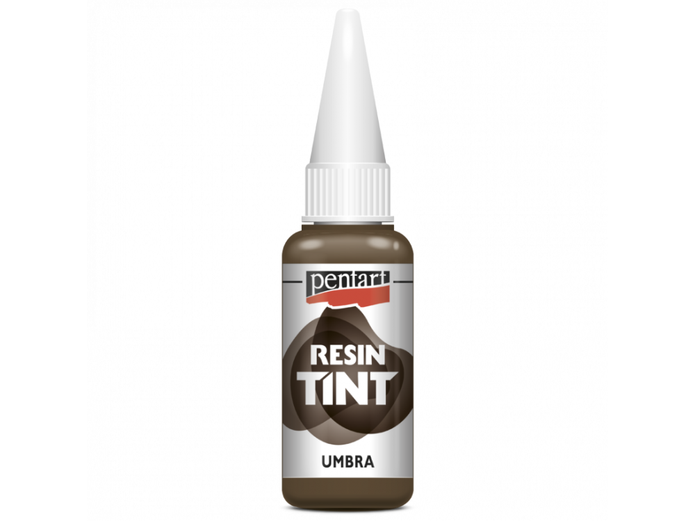 Barwnik do żywic epoksydowych, matowy - Pentart - umbra, 20 ml