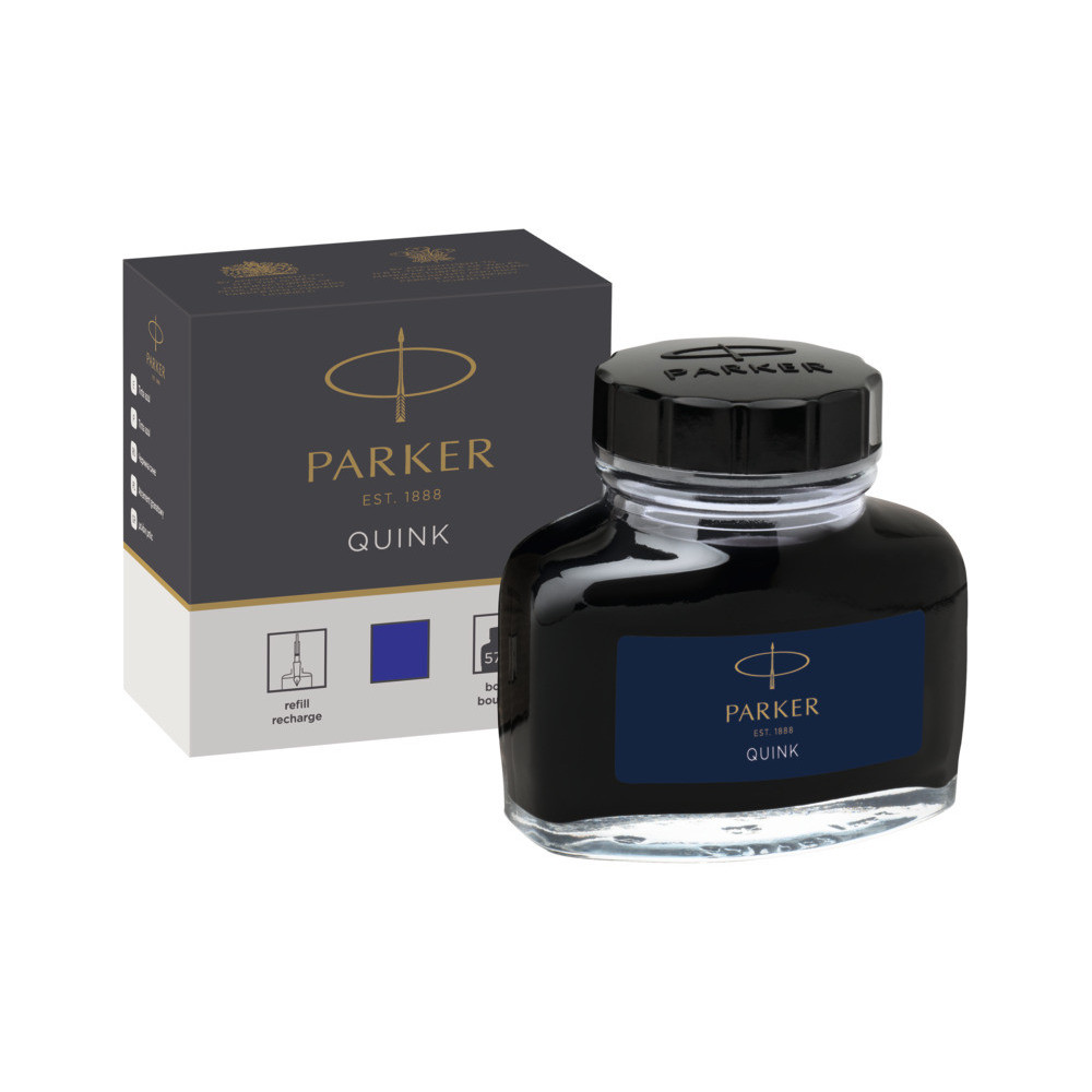 Quink fountain pan ink - Parker - blue, 57 ml