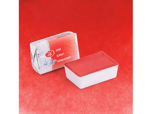 Farba akwarelowa Białe Noce - St. Petersburg - Scarlet, kostka