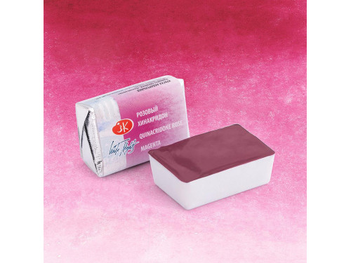 White Nights watercolor paint - St. Petersburg - Quinacridone Rose, pan