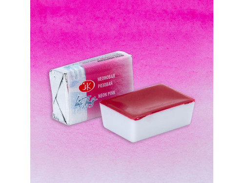 White Nights watercolor paint - St. Petersburg - Neon Pink, pan