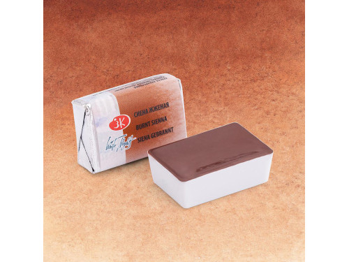 White Nights watercolor paint - St. Petersburg - Burnt Sienna, pan