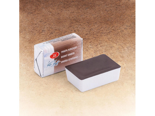 Farba akwarelowa Białe Noce - St. Petersburg - Burnt Umber, kostka