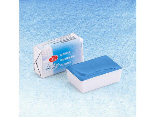 Farba akwarelowa Białe Noce - St. Petersburg - Ceruleum Blue, kostka