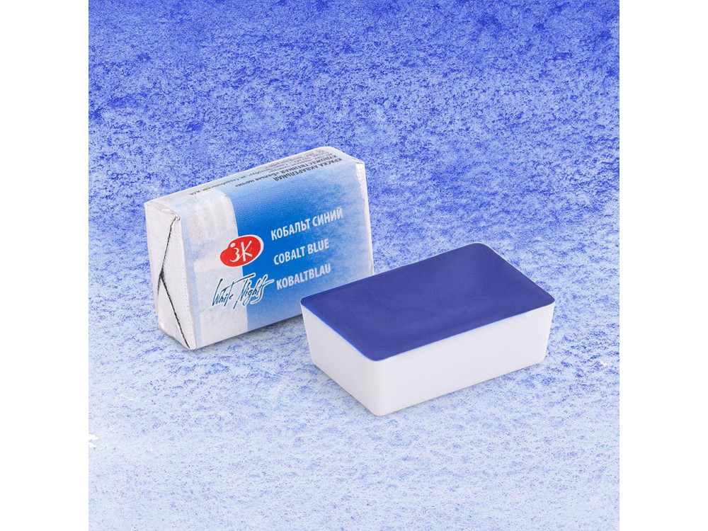 Farba akwarelowa Białe Noce - St. Petersburg - Cobalt Blue, kostka