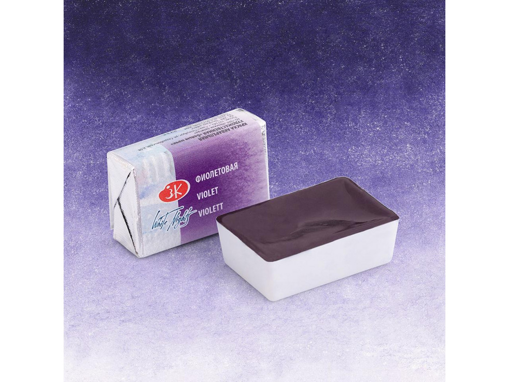 White Nights watercolor paint - St. Petersburg - Violet, pan