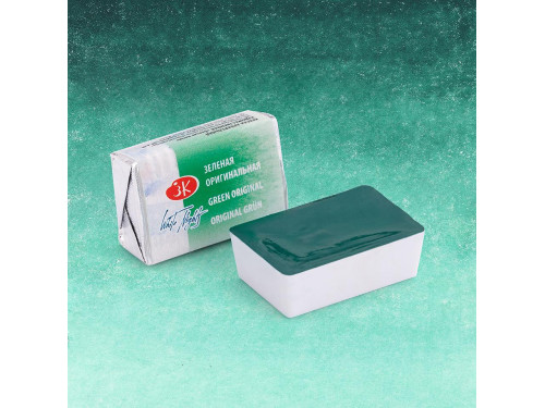 White Nights watercolor paint - St. Petersburg - Green Original, pan