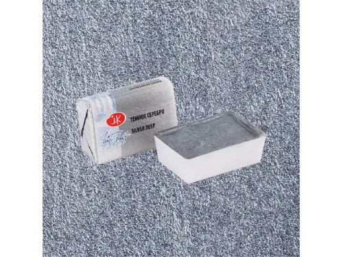 White Nights watercolor paint - St. Petersburg - Silver Deep, pan