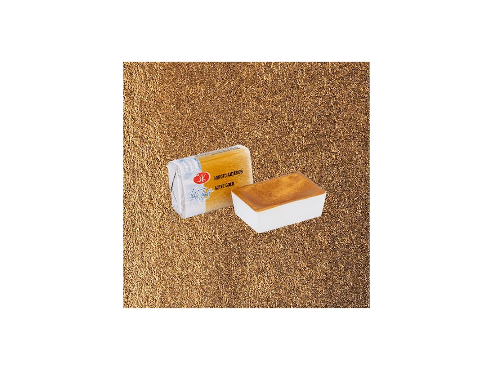 White Nights watercolor paint - St. Petersburg - Aztec Gold, pan