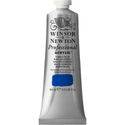 Acrylic paint Professional Acrylic - Winsor & Newton - Cobalt Light Blue, 60 ml