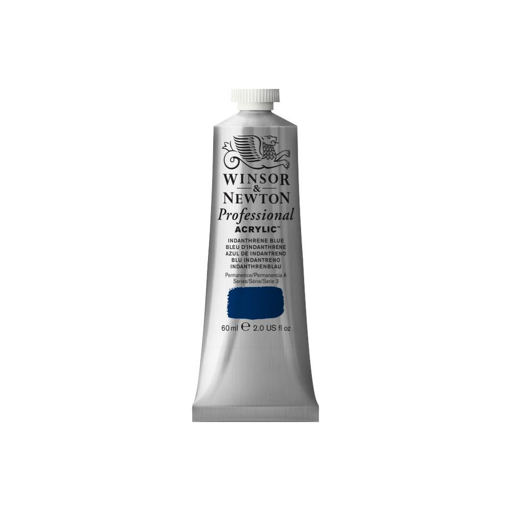Farba akrylowa Professional Acrylic - Winsor & Newton - Indanthrene Blue, 60 ml