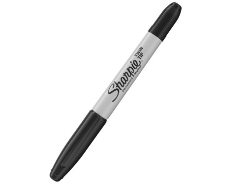 Twin Tip permanent marker - Sharpie - black