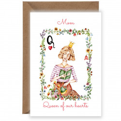 Greeting card - Królowa, A6