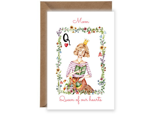 Greeting card - Królowa, A6