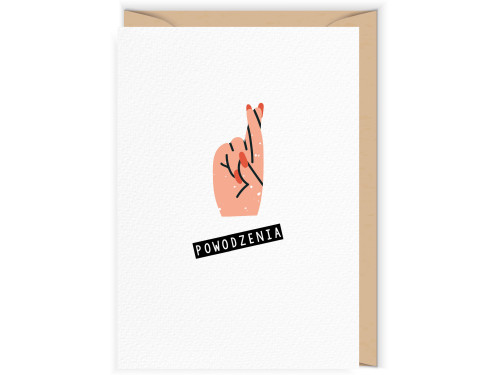 Greeting card - Cudowianki - Powodzenia, 12 x 17 cm