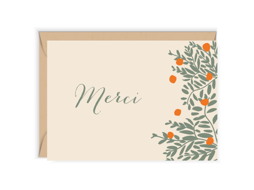 Kartka okolicznościowa - Cudowianki - Merci, 12 x 17 cm