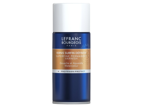 Spray superfine permanent varnish for gouache and watercolors - Lefranc & Bourgeois - 150 ml