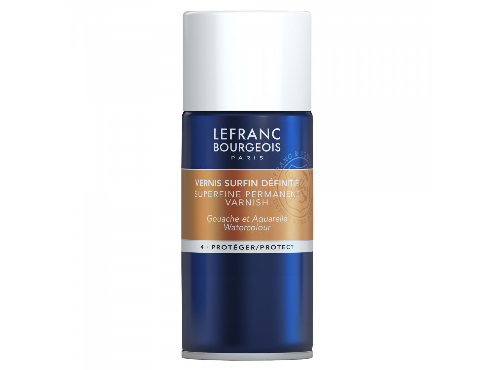Spray superfine permanent varnish for gouache and watercolors - Lefranc & Bourgeois - 150 ml