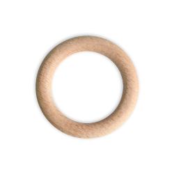 Macrame wooden rings - 50 mm