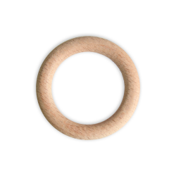 Macrame wooden rings - Rico Design - 50 mm, 1 pc.