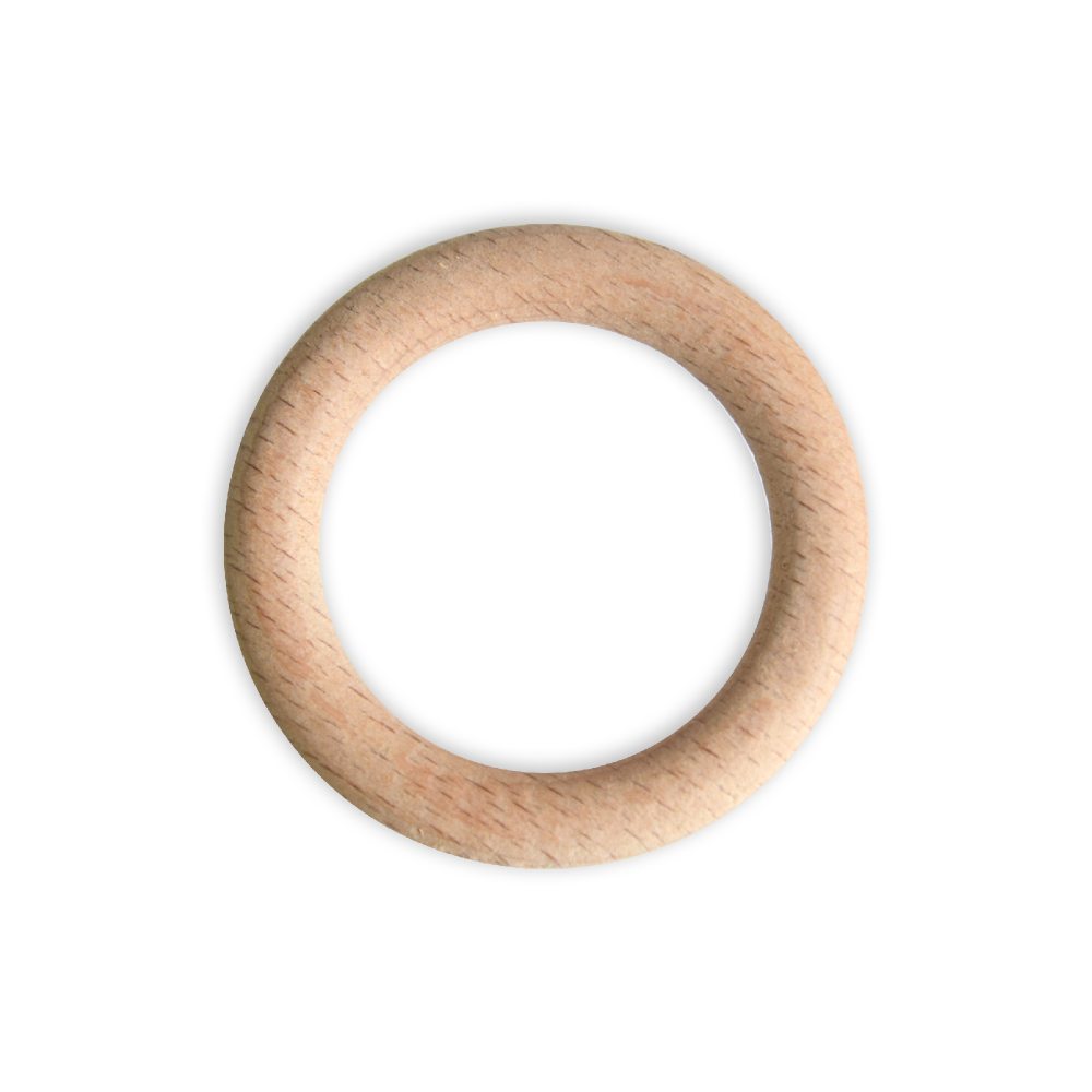 Macrame wooden rings - 50 mm