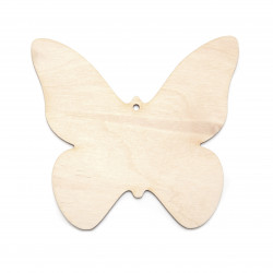 Wooden butterfly pendant - Simply Crafting - 10 cm