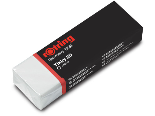 Gumka ołówkowa Tikky 20 - Rotring - biała