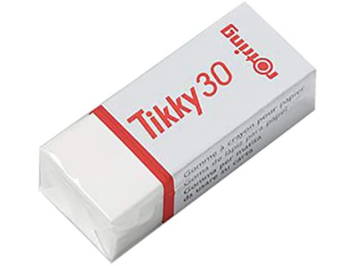 Tikky 30 exam standard eraser - Rotring - white