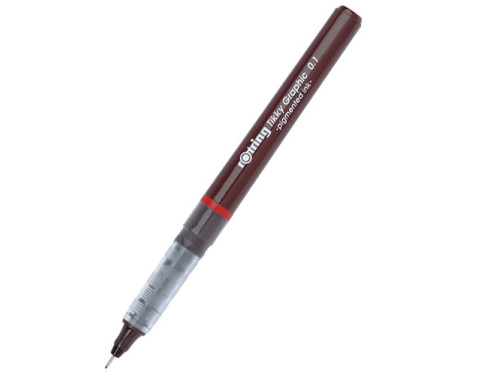 Tikky Graphic drawing pen - Rotring - black, 0,1 mm