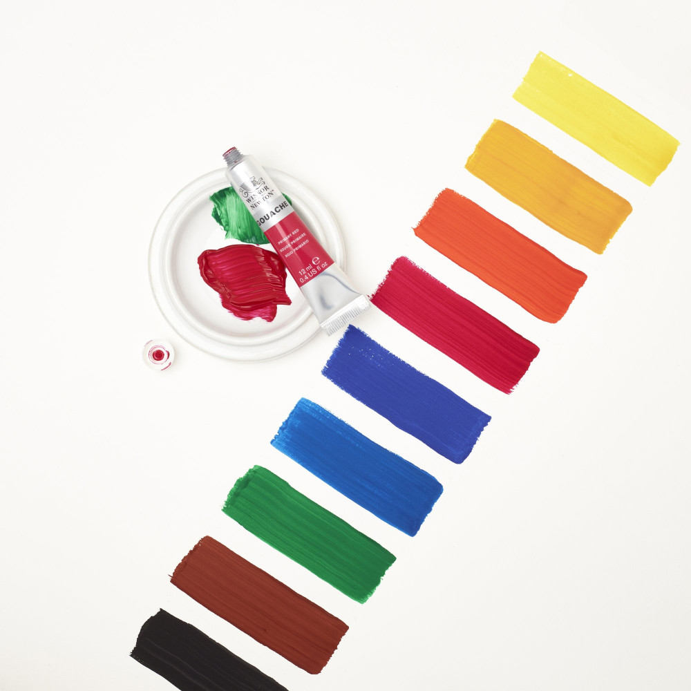 Set of gouache paints - Winsor & Newton - 10 colors x 12 ml