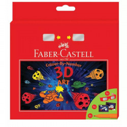 Zestaw pisaków 3D Art Connectors - Faber-Castell - 6 kolorów