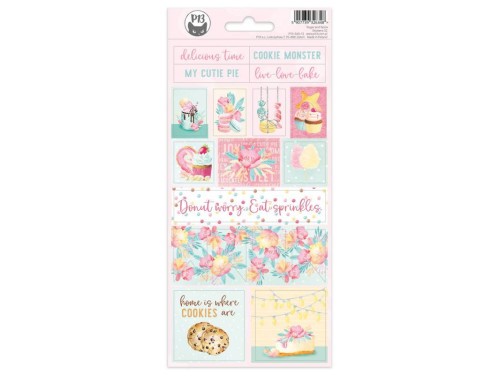 Arkusz naklejek 10,5 x 23 cm - Piątek Trzynastego - Sugar and Spice 02