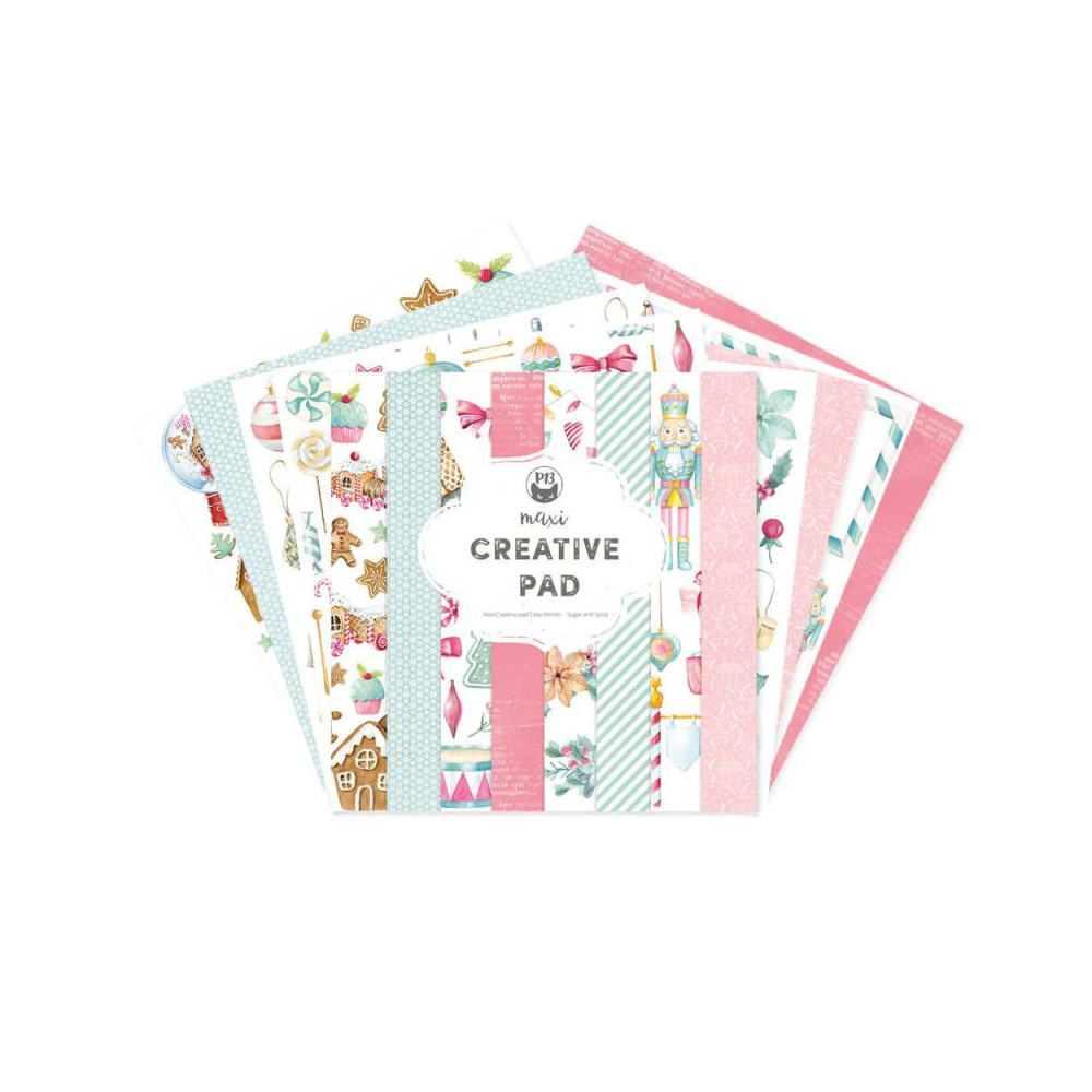 Set of scrapbooking papers 30,5 x 30,5 cm - Piątek Trzynastego - Cosy Winter x Sugar and Spice