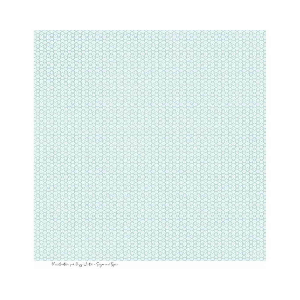 Set of scrapbooking papers 30,5 x 30,5 cm - Piątek Trzynastego - Cosy Winter x Sugar and Spice