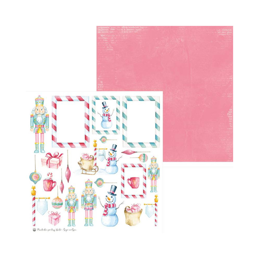 Set of scrapbooking papers 30,5 x 30,5 cm - Piątek Trzynastego - Cosy Winter x Sugar and Spice