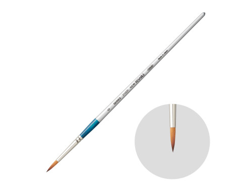 Round, mixed bristles, Watercolor Resable brush, 3100R series - Holbein - no. 6