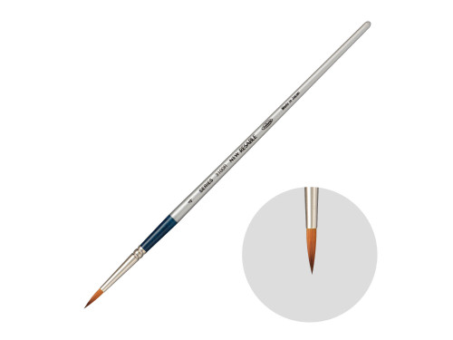 Round, mixed bristles, Watercolor Resable brush, 3100R series - Holbein - no. 4