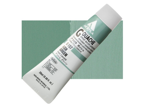 Farba gwasz Acryla Gouache - Holbein - Ash Green, 20 ml